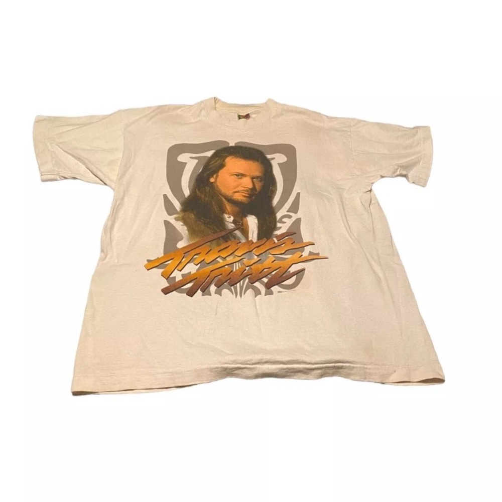 VINTAGE 1996 Travis Tritt Tour Band T-Shirt Sz Mens Large